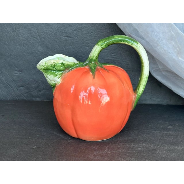 Decorative Ceramic Tomato Pitcher For Sale - Image 11 of 11