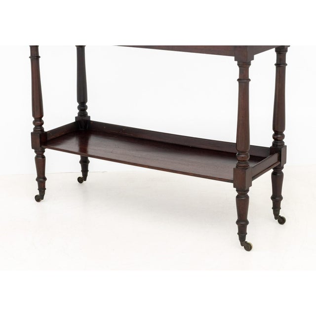 Victorian Mahogany Buffet Table For Sale - Image 4 of 7