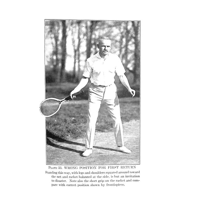 White "Lawn Tennis Lessons for Beginners" 1916 Paret, J. Parmly For Sale - Image 8 of 8