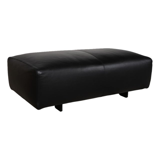 Moss Leather Stool from COR For Sale