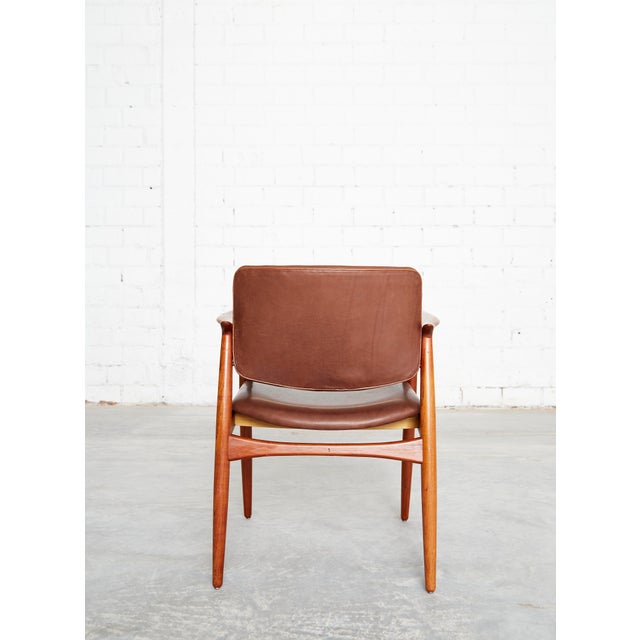 Vintage Captain's Chair in Teak by Erik Buch for Ørum Møbler, 1960s For Sale - Image 4 of 18