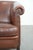 Club Chair in Cognac-Colored Cowhide Leather For Sale - Image 10 of 13