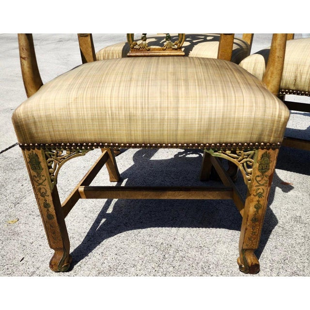 English Thomas O’Brian for Hickory Chair Co Emma Chairs For Sale - Image 3 of 12