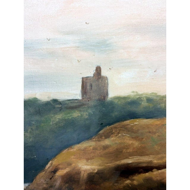 A.Monier, Lakeside Landscape, 1890s, Oil on Canvas For Sale - Image 8 of 13