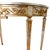 Silver Late 20th Century Maitland-Smith Silver Leaf & Gilt Neoclassical Demilune Console Table For Sale - Image 8 of 18