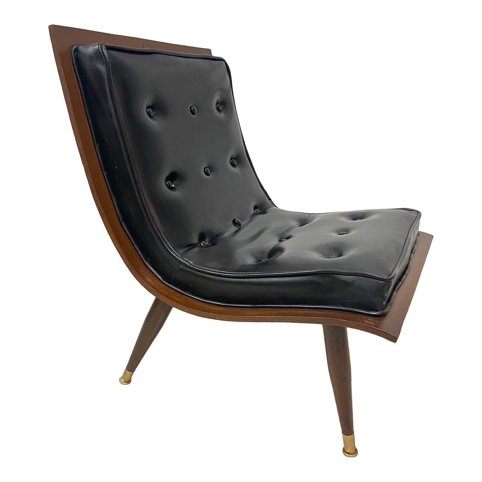 Vintage MidCentury Scoop Chair by Carter Chairish