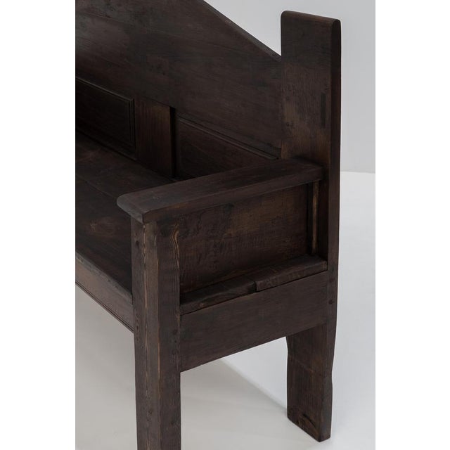 19th Century Rustic Spanish Bench For Sale - Image 4 of 11