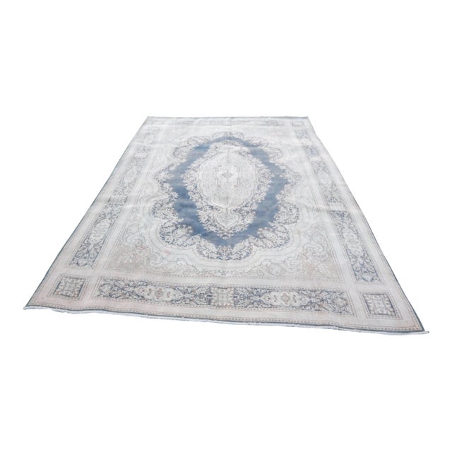 Vintage Oushak - 8′4″ × 11′11″ For Sale