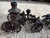 Farmhouse Antique 18” Cast Iron Three Horse Steam Pumper Toy. (Kenton/Hublet Style) For Sale - Image 3 of 5