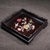 Traditional Late 19th Century Square Wooden Tray With Mother-of-Pearl Bird and Peony Inlay For Sale - Image 3 of 9