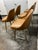Wood West Elm Mid Century Swivel Counter Stools, Set of Five For Sale - Image 7 of 12
