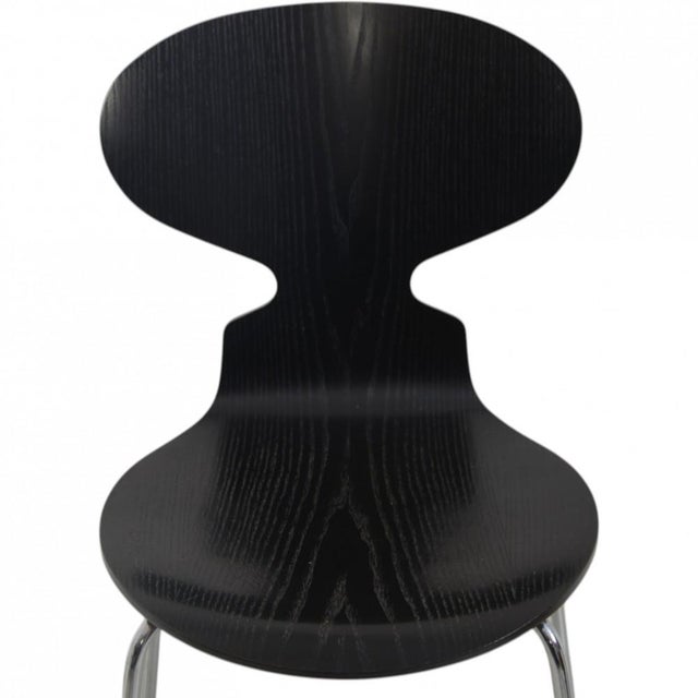 Vintage Black Ant Bar Stools by Arne Jacobsen, 2000s, Set of 2 For Sale - Image 4 of 18