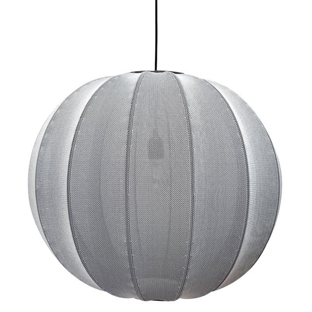 Danish Knit Wit 60 Knitted Fabric Pendant Lamp by Iskos Berlin for Made by Hand, Copenhagen For Sale