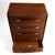 t.h. Robsjohn Gibbings Widdicomb Walnut Spear Handle Five Drawer Chest Dresser For Sale - Image 15 of 18