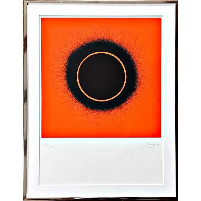 Otto Piene, Telerot and Teleschwarz, 1970, Serigraph, Framed For Sale - Image 7 of 7