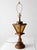 Vintage Mediterranean Revival Amber Glass Table Lamp For Sale - Image 13 of 14