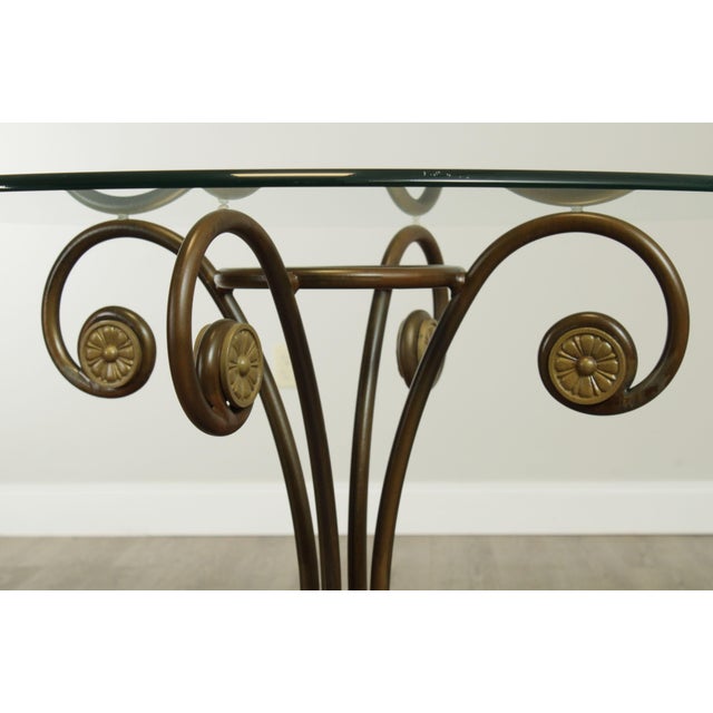 Tuscan Style Wrought Iron Bistro Set Set of 3 Chairish