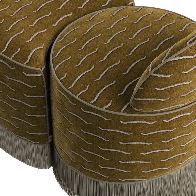 Set of Lila Stool and Ottoman by Ottiu For Sale - Image 13 of 15