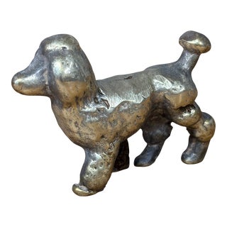Vintage Brass Poodle For Sale