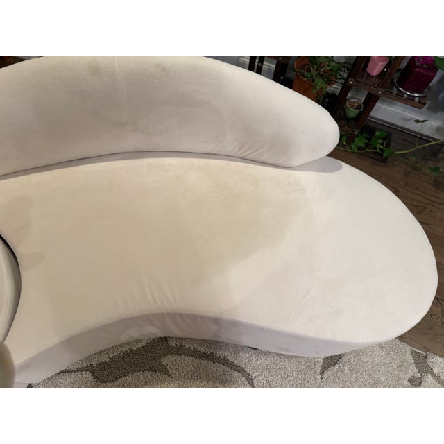 Homary Modern Curved Designer Sectional Sofa For Sale - Image 9 of 15