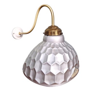 Mercury Glass Wall Sconce, Helioray, 1930s For Sale