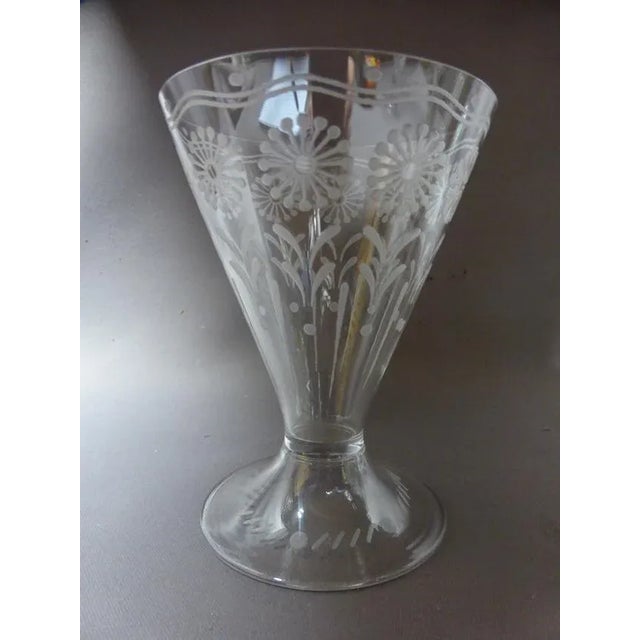 Glass Antique Crystal Glasses, Set of 44 For Sale - Image 7 of 8