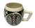 Rich example of the artistry of Acoma Pueblo Pottery, signed "Acoma N Mex CH." Hand-painted in rich tones of brown and...
