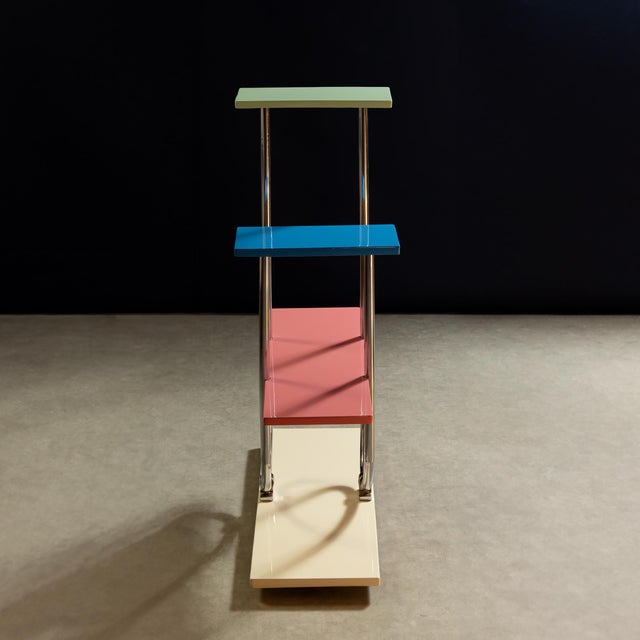 Vintage Functionalist Flower Etager, 1930s For Sale - Image 6 of 8