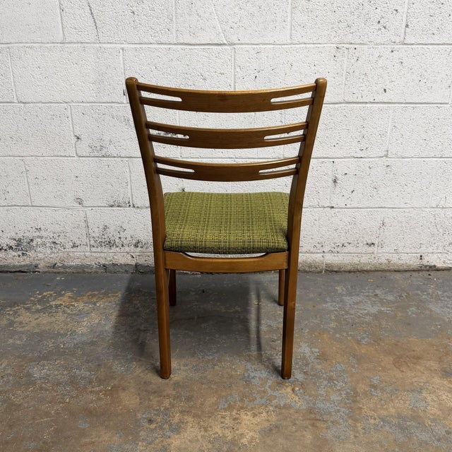 Mid 20th Century Set of 4 Danish Teak Back Beech Frame Farstrup Model 219 Dining Chairs, Circa 1960's Mid Century For Sale - Image 5 of 10