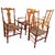 Timeless Elegance: 4 Antique Queen Anne Style Mahogany Armchairs For Sale - Image 10 of 10