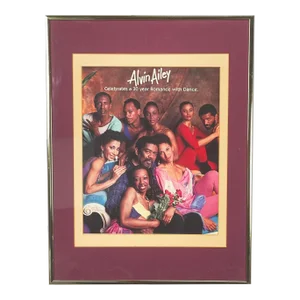 1988 Alvin Ailey Dance Company 30th Anniversary Poster, Framed