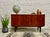 Apartment sized Mid Century Modern Credenza, Made in Poland by Lejkowski & Lesniewski, c. 1960’s. Plenty of interior...
