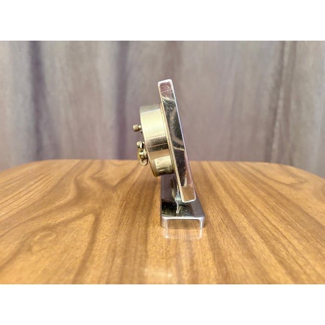 Metal Art Deco Clock from Kienzle International, Germany, 1930s For Sale - Image 7 of 13