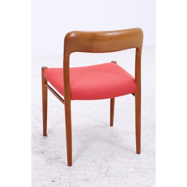 Vintage Danish Teak Model 75 Chair by Niels Otto Møller For Sale - Image 11 of 15