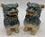 Pair of Mid-Century Ceramic Foo Dogs (Shishi / Guardian Lions) For Sale - Image 9 of 9