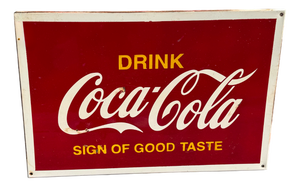 Vintage Coca-Cola Sign, 1960s