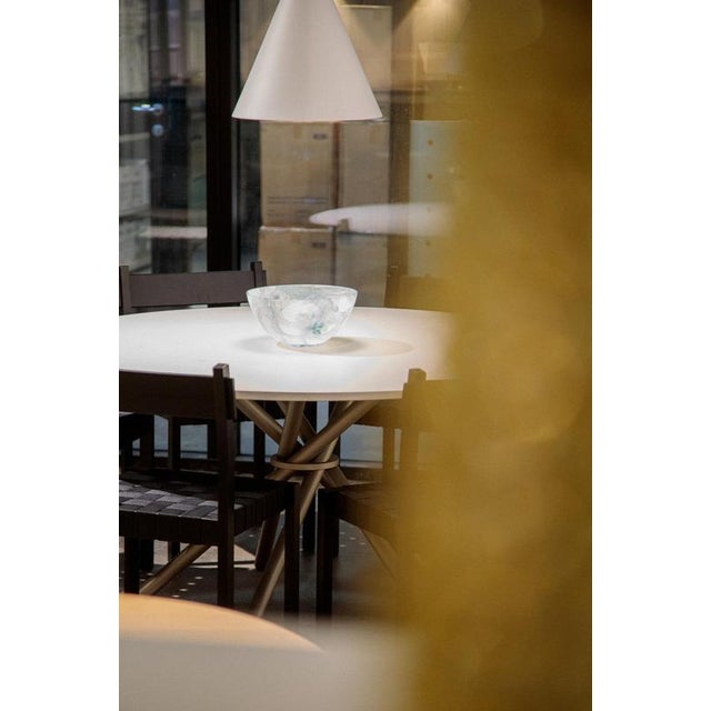 Not Yet Made - Made To Order Hector Dining Table 140 with Light Concrete Top and Steel Legs by Eberhart Furniture For Sale - Image 5 of 18