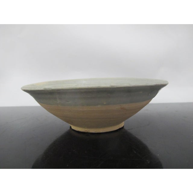 Japanese Japanese Ceremony Chawan Celadon Summer Matcha Tea Bowl Pottery For Sale - Image 3 of 10