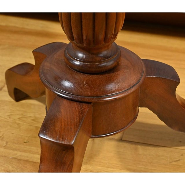 Louis Philippe System Pedestal Table in Mahogany For Sale - Image 13 of 18