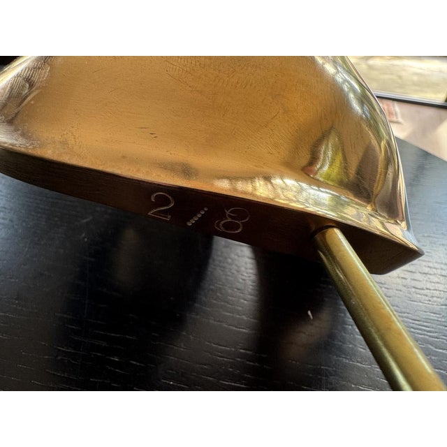 Gold Abstract Bronze Sculpture by Laurent Rioux For Sale - Image 8 of 9