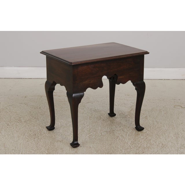 Statton Country Cherry 3 Drawer Dressing Table Lowboy For Sale - Image 12 of 13
