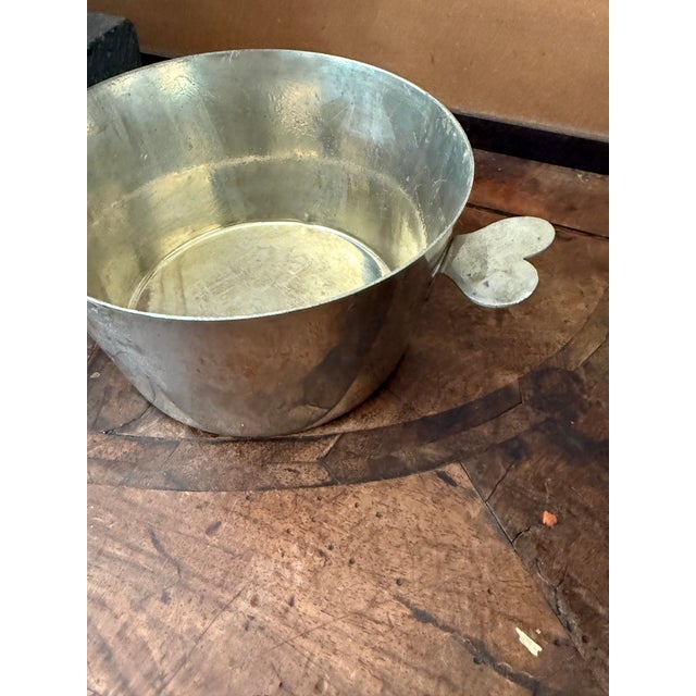 Silver Mid 20th Century Le Cordon Bleu French Aluminum Pan Double Handle Made in France For Sale - Image 8 of 12