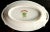 Japanese Antique Hand-Painted Integral Open Handled White Fine Bone China Oval Dish For Sale - Image 3 of 6