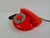 Mid-Century Orange Rotary Desk Telephone from Tesla, Czechoslovakia, 1970s For Sale - Image 14 of 18