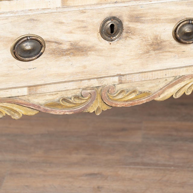 19th Century Original Painted Portuguese Console Table With Two Drawers For Sale - Image 13 of 18