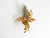 Mid-Century Modern Large Vintage Model Wisteria Gold-Plated Metal Wall Lamp by Hans Kögl, 1970s For Sale - Image 3 of 14