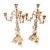 Antique French Art Noveau Bronze Candelabra Set For Sale