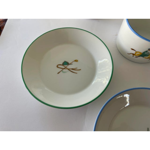 Ceramic 1930s Gio Ponti for Richard Ginori Tea Set with Equestrian Motif- 10 Pieces For Sale - Image 7 of 13