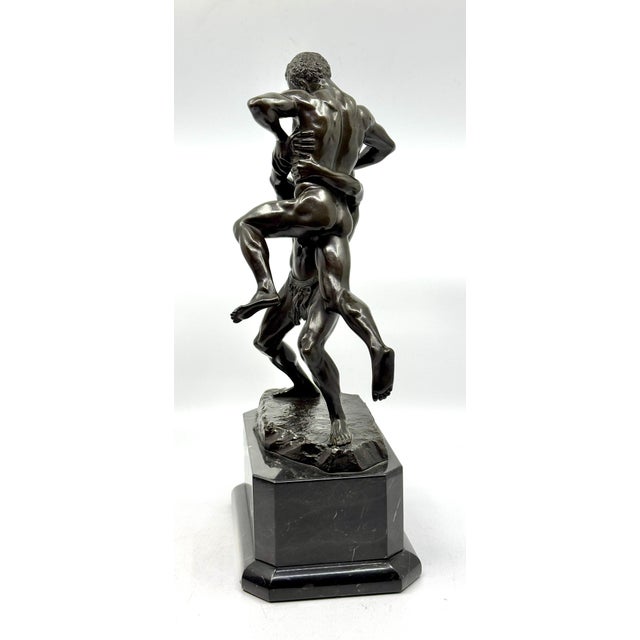 1900s Philipp E. Hamburger Neo-Classical “The Wrestlers” For Sale - Image 12 of 16