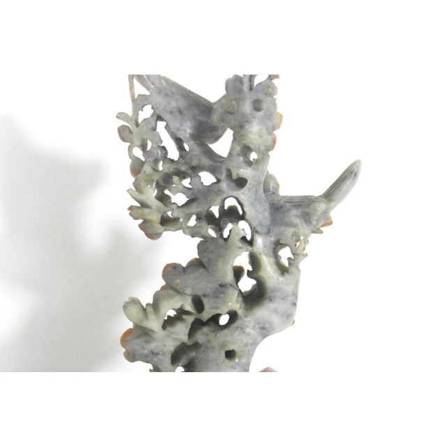 Burnt Orange Vintage Chinese Soapstone Carving For Sale - Image 8 of 12